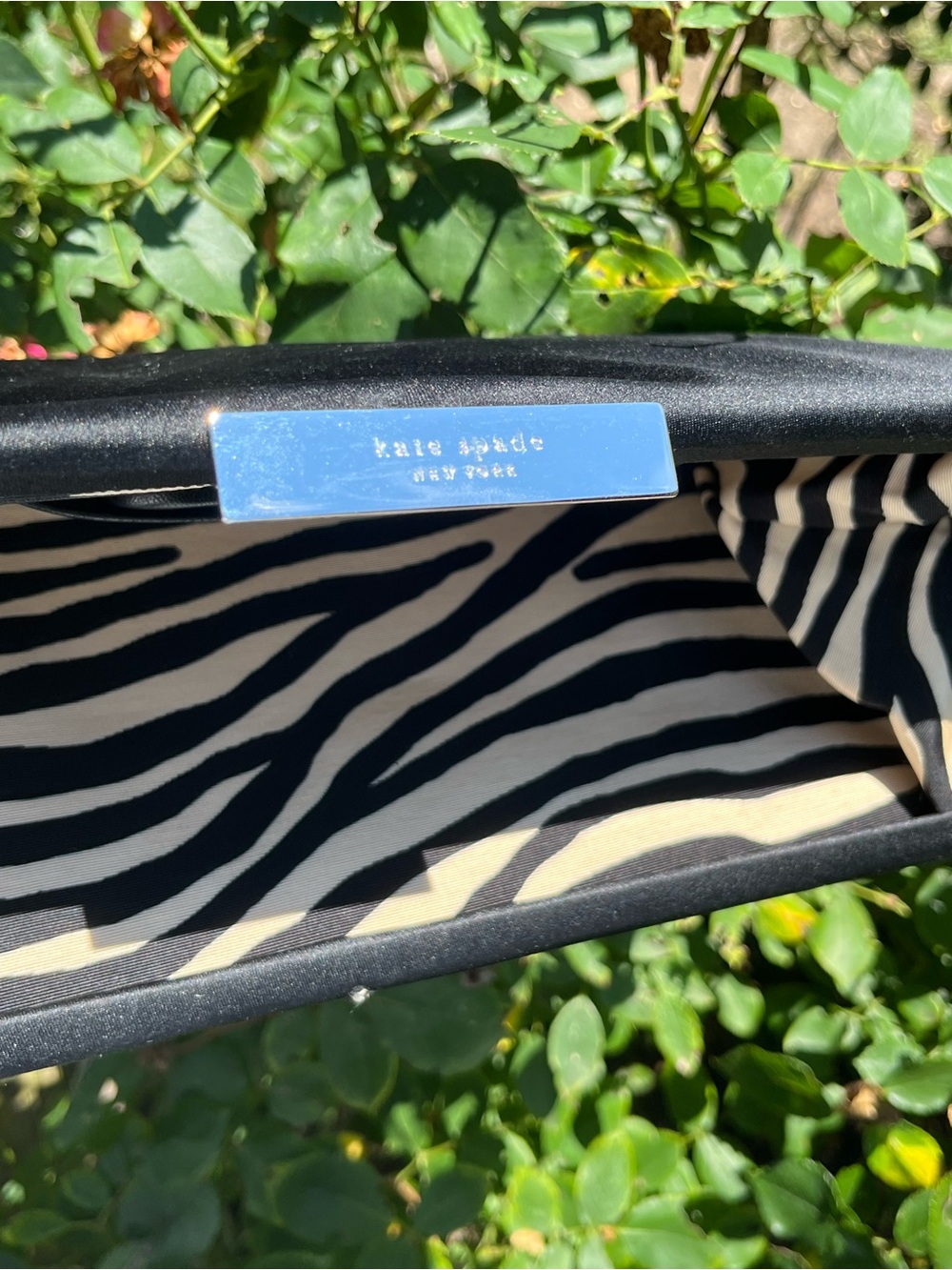 Vintage Y2K Kate Spade Satin Evening Clutch matching Kisslock Coin Purse Italy - Picture 13 of 16
